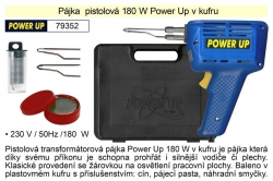 Pájka pistolová 180 W Power Up v kufru 