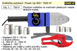 Svářečka polyfúzní Power Up 800W/1500W 